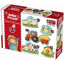 DIYTOY Baby Puzzle Çiftlik (3 Adet)