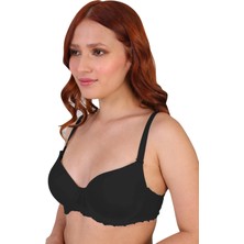 MTM My The Mall Giyim Siyah Mı 189D Pedli Dantelli Balenli Sütyen