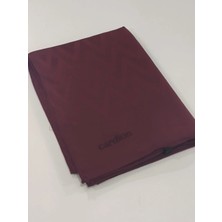 Cardion Jakarlı Şal Zigzag Desen Koyu Bordo