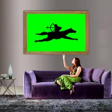 Lioncraft Avar Imparatorluğu Devleti Bayrağı  Tablo, Çerçeveli Cam Tablo 60X90 cm