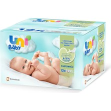 Uni Baby 2 Adet Hassas Dokunuş Bebek Islak Mendil 6-12 Ay 12X52 Adet