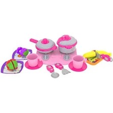 Uçar Oyuncak Sesli Işıklı Kesilebilir Meyveli Ocak Seti (2 Adet)