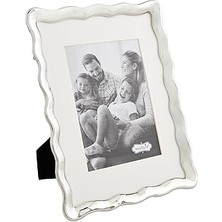 SHC4200 Mud Pie Dalgalı Metal 5x7 Çerçeve; 11" x 8 1/2"