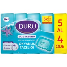 Duru Fresh Sensations Okyanus Esintisi Duş Sabunu 5 x 150 G 4 Adet