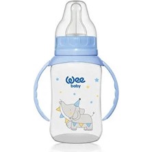 744 Wee Baby Kulplu Pp Biberon 150ML Mavi