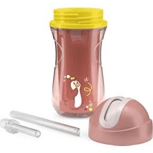 Chicco Isı Yalıtımlı Pipetli Su Matarası 14+ Ay 266 ml Kız (2 Adet)