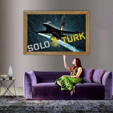 Lioncraft Solo Türk Tablo, Çerçeveli Cam Tablo 80X110 cm