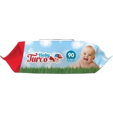 Baby Turco Islak Mendil 90'lı 3 Adet