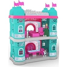 Uçar Oyuncak Buzlar Ülkesi Şato ve Bloklar 35 Adet (4 Adet)