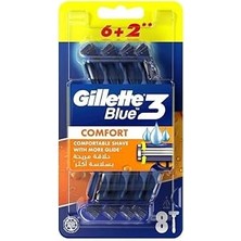 SHC4200 Gillette Blue3 Kullan At Erkek Tıraş Bıçağı 8 Adet