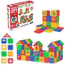 Dede Oyuncak Dede Puzzle City 128 Parça (2 Adet)