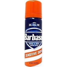 SHC4200 Barbasol Tıraş Kremine Duyarlı Cilt Seyahat Boyutu 56 ml (36'lı Paket)