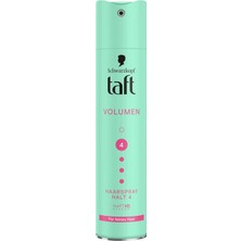 Taft Volume, Hacim Veren Saç Spreyi No:4, Ince Telli Saçlar Için , 250ML