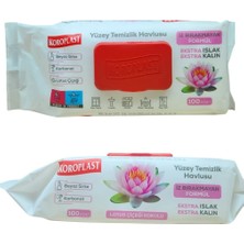 4 Adet Koroplast Yüzey Temizlik Havlusu Lotus Çiçeği 100 Yaprak
