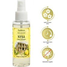 Saldives Nysa Limon Kolonyası 100 ml • Sprey Kolonya • Ferahlatıcı ve Kalıcı • Cep Boy Kolonya