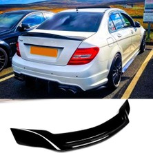 Carmind Mercedes C Serisi W204 Psm Bagaj Üstü Piano Black Spoiler