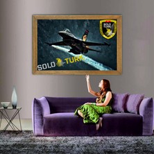 Lioncraft Solo Türk Tablo, Çerçeveli Cam Tablo 60X90 cm