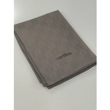 Cardion Jakarlı Şal Hologram Desen Vizon