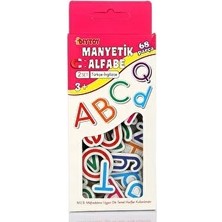 DIYTOY Manyetik Alfabe 4 Adet Türkçe - İngilizce 10 Parça Zeka Geliştirici 3+ Yaş Eğitici Oyun