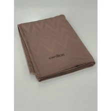Cardion Jakarlı Şal Zigzag Desen Capuccino