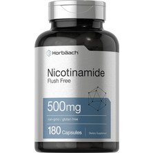 Horbaach Horbäach Nicotinamide B3 Niacin Flush Free Niacinamide 500MG 180 Caps