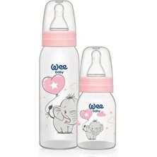 281 Wee Baby 125+250 2'li Pp Biberon Pembe (5 Adet)