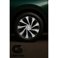 Carvian Peugeot 206 Van 16 Inç Uyumlu Jant Kapağı 4 Adet B1155