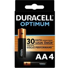 Duracell Optimum 4lü Aa Kalem Pil (4 Adet)