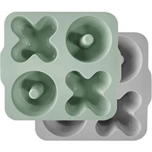 Minikoioi Xoxo Muffin Kalıbı River Green Powder Grey (3 Adet)