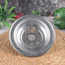 Dmt Copper Home 18 cm 6 Adet Krom Çelik Beyran ve Yemek Tabağı – 430 Kalite Paslanmaz Servis Tabağı