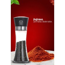 Transformacion Alastair Serisi Cam Manuel Gurme Karabiber ve Tuz Öğütücü 18 cm Paslanmaz Çelik Materyal 722918