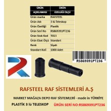Plastik 3lü Teleskop Tapa Rafsteel RS869391PT236 /50 Adet