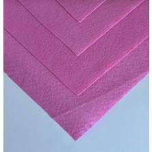 Salteks El Işi Hediyelik Keçe 50X50 3mm Kalınlığında Pembe A Kalite Keçe