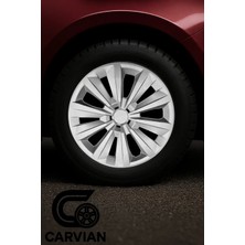Carvian Peugeot E-208 14 Inç Uyumlu Jant Kapağı 4 Adet B1120