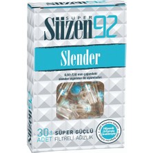 Süper SÜZEN92 Slender Filtreli Ağızlık 30'lu 4 Adet