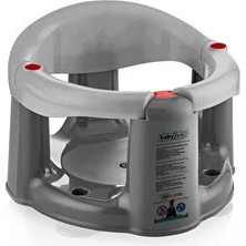 Babyjem Gri Plastik Önden Açılır Banyo & Mama Oturağı 1 Parça Güvenli Destek