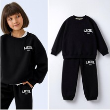 La'ciel Paris Winter Club Siyah Pamuklu Takım