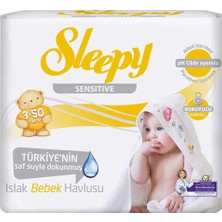 Sleepy 3 Adet Sensitiv. Islak Mendil 3X50 Adet