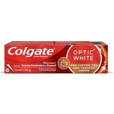 Colgate Optic White Kahve Çay & Tütün Kullananlar Için 75ML 4 Adet