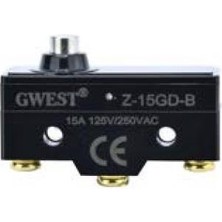 GWEST Kalın Uzun Pimli Swıtch 15A 1no+1nc AZ-15GD-B