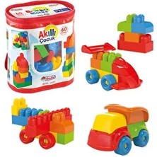 Dede Oyuncak Dede Akıllı Çocuk LEGO Seti 60 Parça (5 Adet)