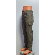 Beyzdenim Haki Kargo Pantalon