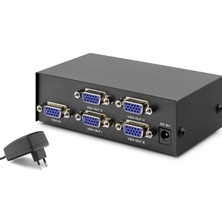 Store Mania Ieg™ VGA Splitter 1 In 4 Out 200 Mhz - Siyah HDX1278
