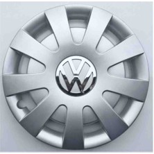 Yk Volkswagen Crafter Uyumlu 16 Inç Jant Kapağı 4'lü Takım Amblem Hediyeli