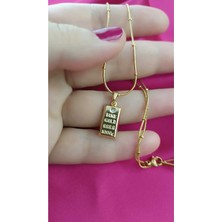 Shop 316L Paslanmaz Çelik Külçe Altın Kolye – Kararma Yapmaz – Kadın Hediyelik Takı