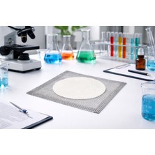 Labolist Porselen Göbekli Amyantlı Tel 16 x 16 cm