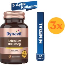 Dynavit Selenyum 100 Mcg 90 Tablet - 3 Adet (270 Tablet)