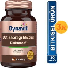 Dynavit Dut Yaprağı Ekstresi 30 Bitkisel Kapsül - 3 Adet (90 Kapsül) - Dezenfektan Hediyeli (%72 Alkol)