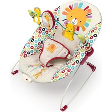 Bright Starts Taşınabilir Ana Kucağı Yatıştırıcı Titreşimli Çıkarılabilir Oyuncak Barlı Bebek Koltuğu, 0-6 Ay 0-9 kg (Eğlenceli Fırıldaklar)