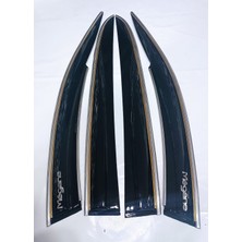 Megane2 Sedan Çift Kromlu Yazılı Cam Rüzgarlık